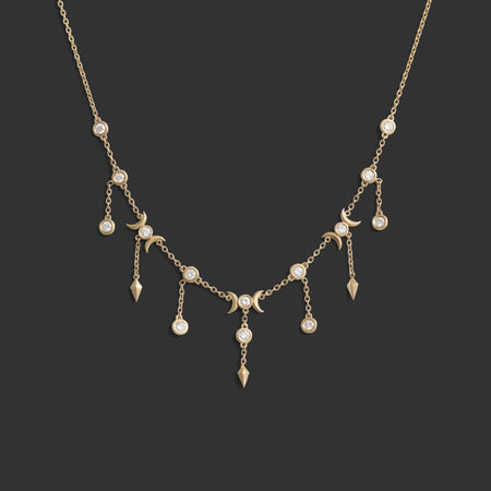 Diamond Celestial Necklace 8681293643828