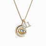 Awe Inspired Necklaces 14K Yellow Gold Vermeil / 1 Watchful Moon Eye and Angel Number Set