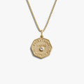Awe Inspired Necklaces 14K Yellow Gold Vermeil / 16"-18" Box Chain / Large Everything I Need is Within Me Affirmation Necklace