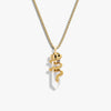 Awe Inspired Necklaces 14K Yellow Gold Vermeil / 16"-18" Crystal Snake Necklace