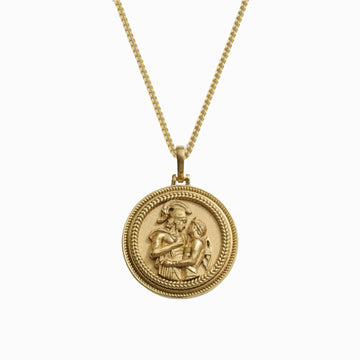 Awe Inspired Mini Joan of Arc sold Necklace Gold Vermeil