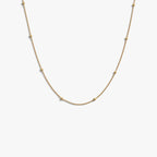 Awe Inspired Necklaces 14K Yellow Gold Vermeil / 16-18 Forzatina Bead Chain