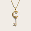 Awe Inspired Necklaces 14K Yellow Gold Vermeil / 16"-18" Gate of Heaven Key Necklace
