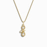 Awe Inspired Necklaces 14K Yellow Gold Vermeil / 16"-18" Infinity Snake Necklace