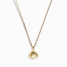 Awe Inspired Necklaces 14K Yellow Gold Vermeil / 16"-18" Inverted Moon Necklace