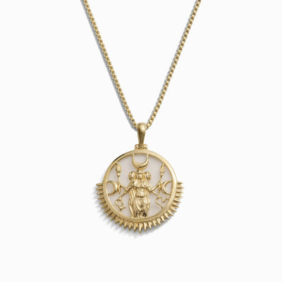 Awe Inspired Necklaces 14K Yellow Gold Vermeil / 16"-18" / Large Special Edition Hecate Necklace