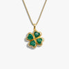 Awe Inspired Necklaces 14K Yellow Gold Vermeil / 16"-18" Lucky Clover Necklace