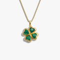Awe Inspired Necklaces 14K Yellow Gold Vermeil / 16"-18" Lucky Clover Necklace