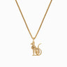 Awe Inspired Necklaces 14K Yellow Gold Vermeil / 16"-18" Magical Cat Necklace