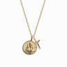 Awe Inspired Necklaces 14K Yellow Gold Vermeil / 16" - 18" Mini Flying Dagger + Artemis Necklace Set