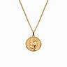 Awe Inspired Necklaces 14K Yellow Gold Vermeil / 16"-18" Mini Joan of Arc Necklace