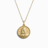 Awe Inspired Necklaces 14K Yellow Gold Vermeil / 16"-18" Mini Paperclip Kamala Harris Necklace