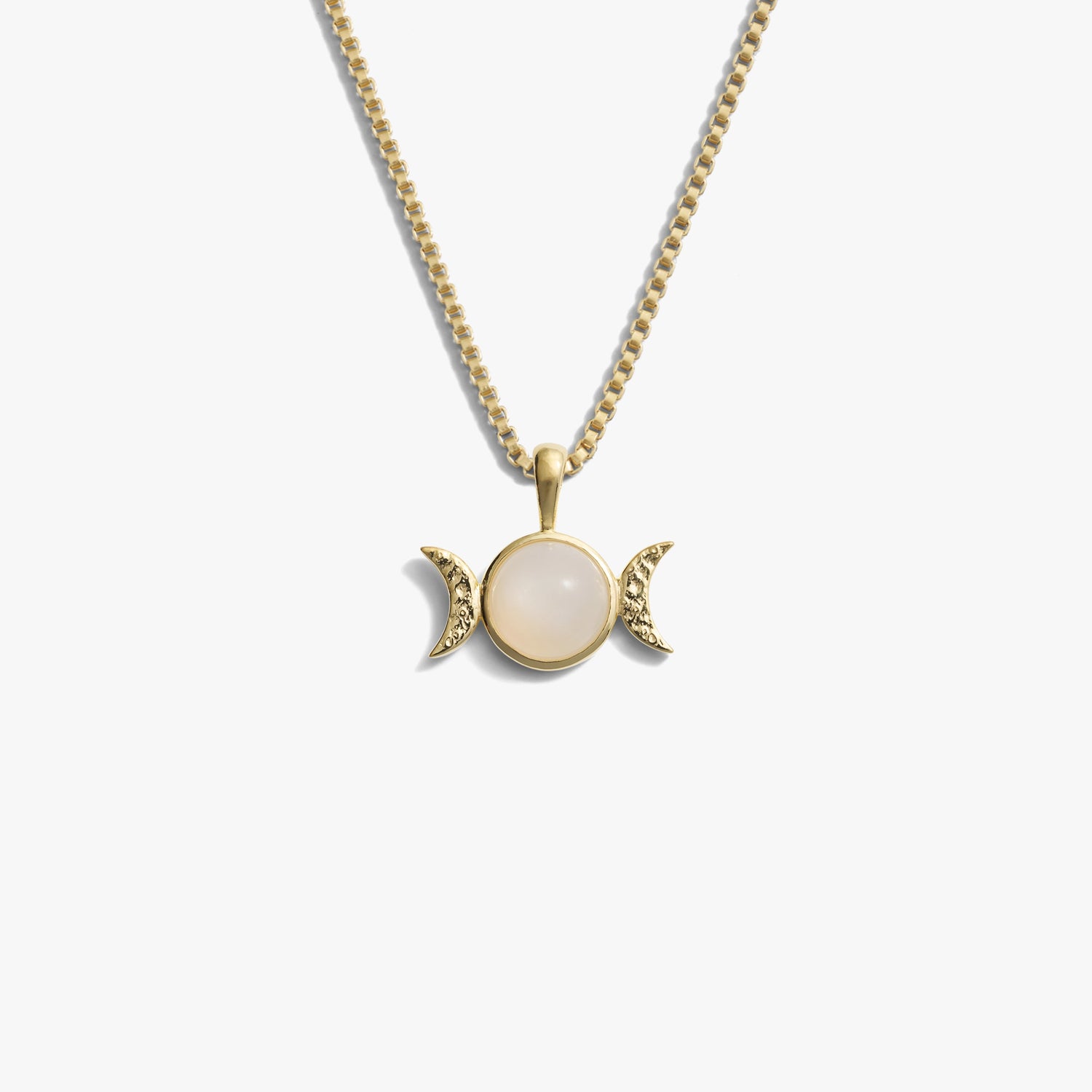 Awe Inspired Necklaces 14K Yellow Gold Vermeil / 16"-18" Mini Triple Moon Necklace