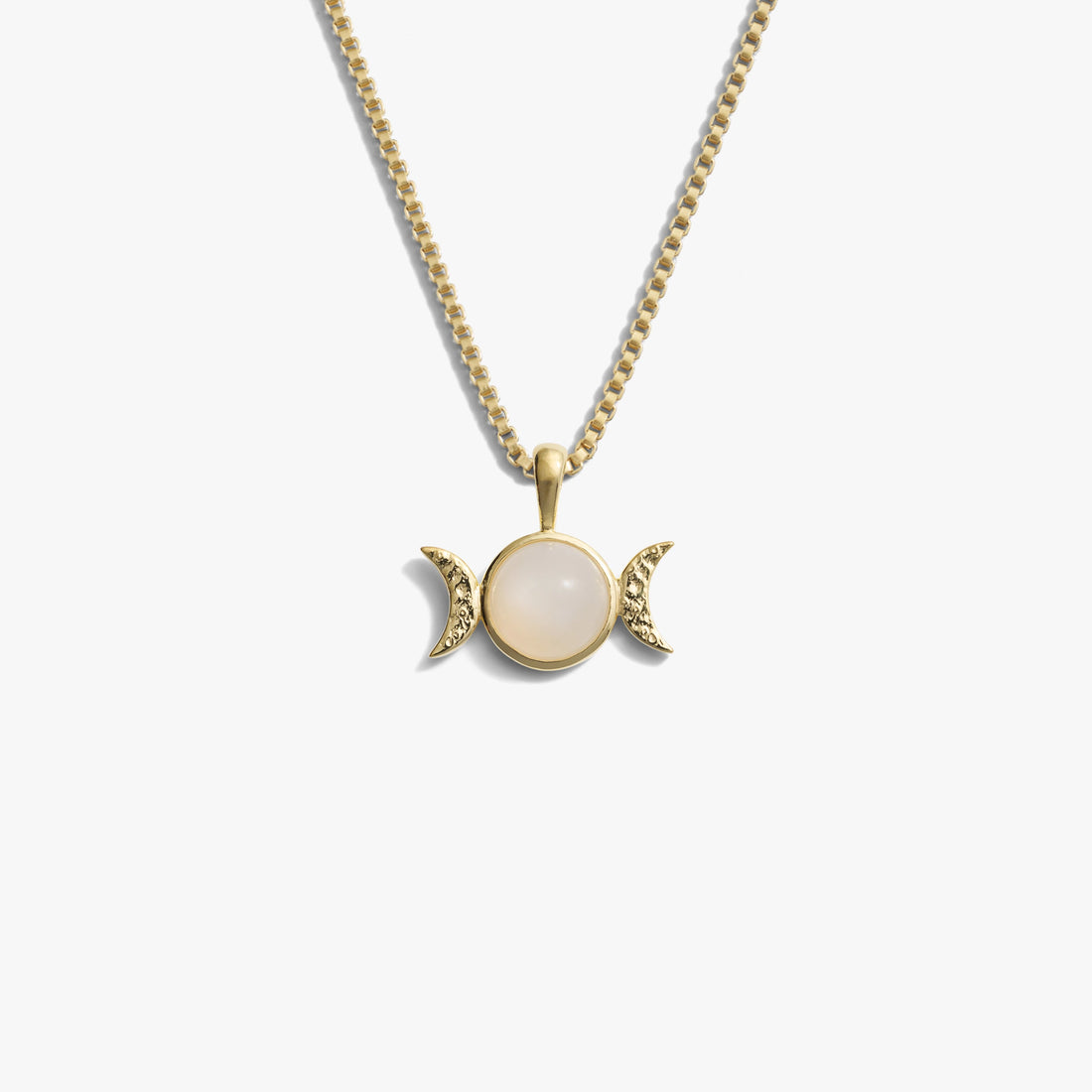 Awe Inspired Necklaces 14K Yellow Gold Vermeil / 16"-18" Mini Triple Moon Necklace