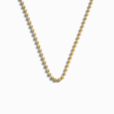 Awe Inspired Necklaces 14K Yellow Gold Vermeil / 16-18" Moon Cut Chain