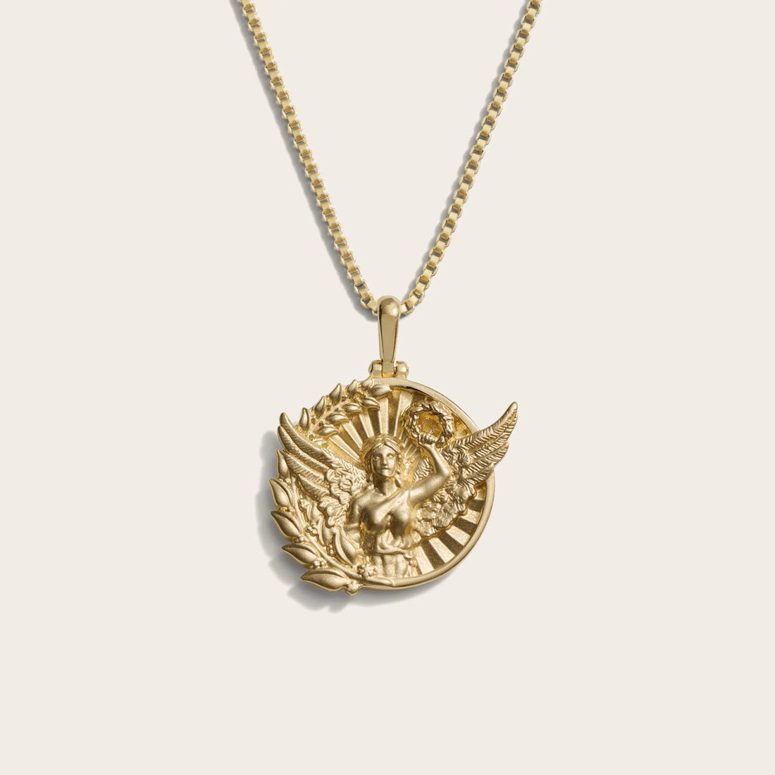 Awe Inspired Necklaces 14K Yellow Gold Vermeil / 16"-18" Nike Necklace