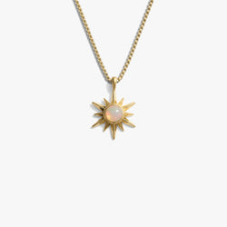 Awe Inspired  Necklaces Opal Sun Necklace