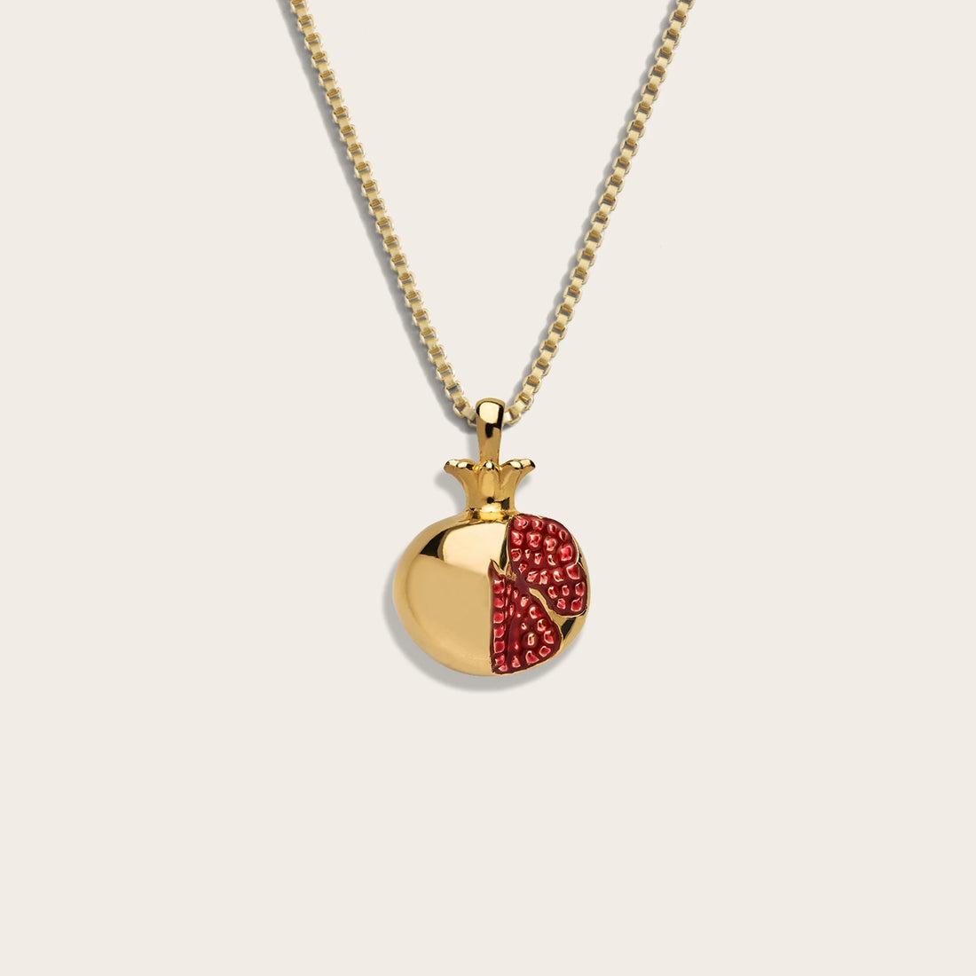 Awe Inspired Necklaces 14K Yellow Gold Vermeil / 16"-18" Pomegranate Necklace