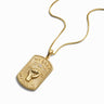 Awe Inspired Necklaces 14K Yellow Gold Vermeil / 16"-18" Pro Roe Dog Tag Necklace