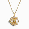 Awe Inspired Necklaces 14K Yellow Gold Vermeil / 16"-18" Prosperity Affirmation Coin Necklace