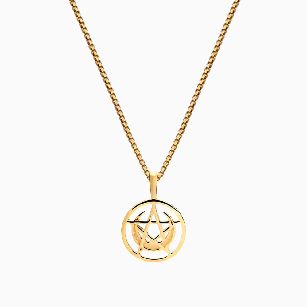 Awe Inspired Necklaces 14K Yellow Gold Vermeil / 16"-18" Reclaiming the Pentagram Necklace