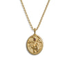 Awe Inspired Necklaces 14K Yellow Gold Vermeil / 16-18" Rolo Chain Pele Necklace