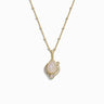 Awe Inspired Necklaces 14K Yellow Gold Vermeil / 16"-18" Saturn Chain Astral Amulet Necklace