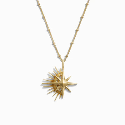 Awe Inspired Necklaces 14K Yellow Gold Vermeil / 16"-18" Shooting Star Necklace