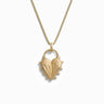 Awe Inspired Necklaces 14K Yellow Gold Vermeil / 16"-18" Spiked Heart Necklace