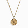 Awe Inspired Necklaces 14K Yellow Gold Vermeil / 16"-18" / Standard Coexist Medallion Necklace
