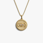 Awe Inspired Necklaces 14K Yellow Gold Vermeil / 16"-18" / Standard Cosmic Eye Coin Necklace