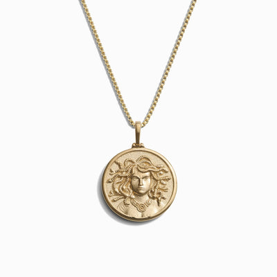 Awe Inspired Necklaces 14K Yellow Gold Vermeil / 16"-18" / Standard Medusa Necklace