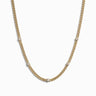 Awe Inspired Necklaces 14K Yellow Gold Vermeil / 16"-18" Station to Station Cuban Chain Necklace