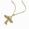 Awe Inspired Necklaces 14K Yellow Gold Vermeil / 16"-18" Suffragette Bluebird Necklace