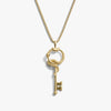 Awe Inspired Necklaces 14K Yellow Gold Vermeil / 16"-18" The Gate of Hades Key Necklace