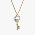 Awe Inspired Necklaces 14K Yellow Gold Vermeil / 16"-18" The Gate of Hades Key Necklace