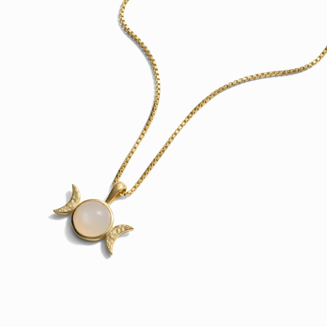 Awe Inspired Necklaces 14K Yellow Gold Vermeil / 16"-18" Triple Moon Necklace