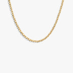 Awe Inspired Necklaces 14K Yellow Gold Vermeil / 18" 2.6mm French Cable Chain