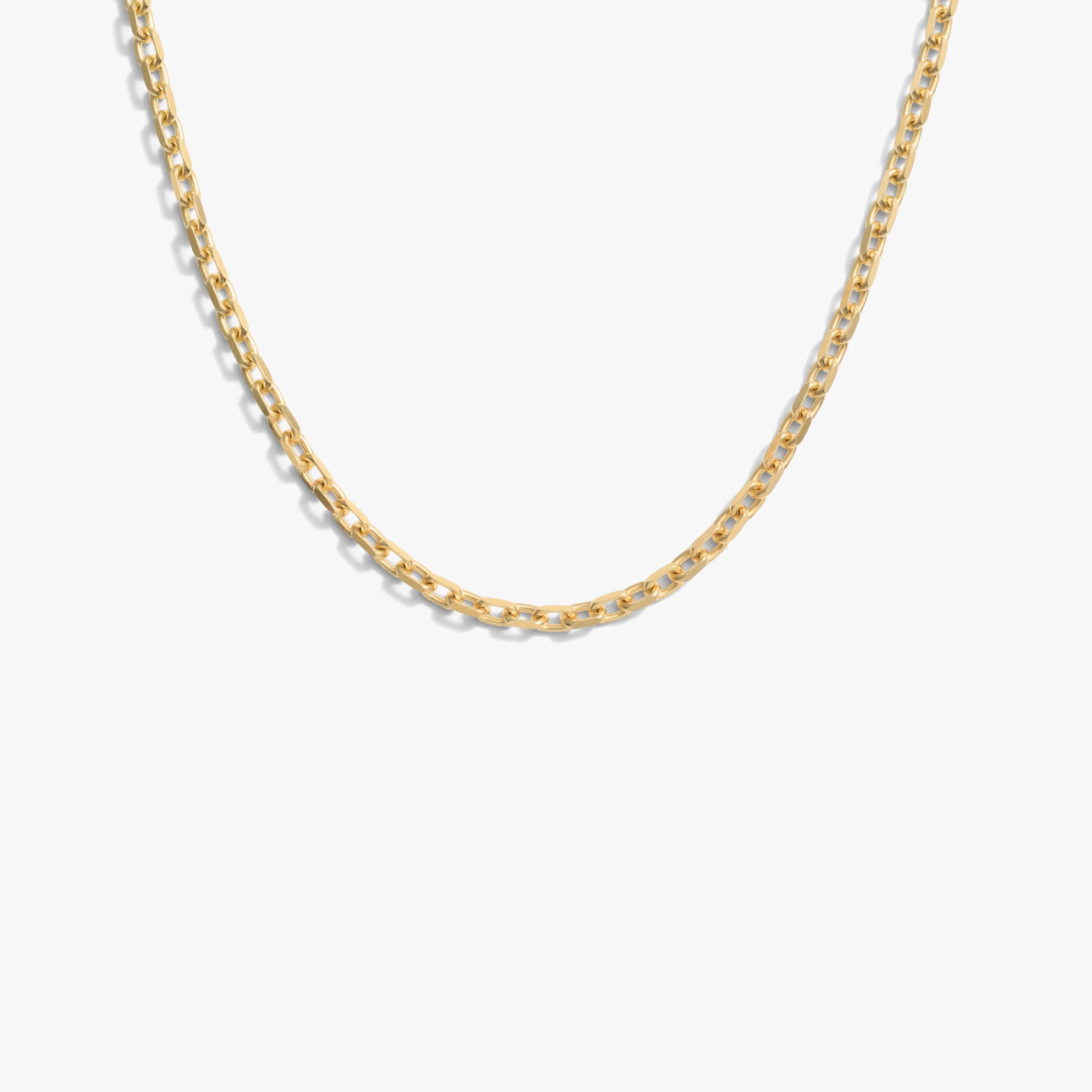 Awe Inspired Necklaces 14K Yellow Gold Vermeil / 18" 2.6mm French Cable Chain