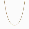 Awe Inspired Necklaces 14K Yellow Gold Vermeil / 18"-22" Foxtail Chain