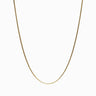 Awe Inspired Necklaces 14K Yellow Gold Vermeil / 18"-22" Foxtail Chain