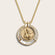 Awe Inspired Necklaces 14K Yellow Gold Vermeil / 20-22" Cuban Chain Artemis Halo Set