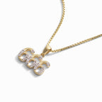 Awe Inspired Necklaces 14K Yellow Gold Vermeil / 666 / 16"-18" Angel Number Necklace