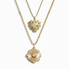 Awe Inspired Necklaces 14K Yellow Gold Vermeil Abundant Love Necklace Set