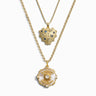 Awe Inspired Necklaces 14K Yellow Gold Vermeil Abundant Love Necklace Set