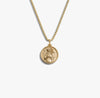 Awe Inspired Necklaces 14K Yellow Gold Vermeil / Aphrodite / 16-18 Mini Goddess Coin Necklace