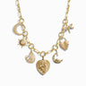 Awe Inspired Necklaces 14K Yellow Gold Vermeil Aphrodite Statement Charm Necklace