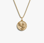 Awe Inspired Necklaces 14K Yellow Gold Vermeil / Athena / 16-18 Goddess Coin Necklace