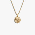 Awe Inspired Necklaces 14K Yellow Gold Vermeil / Athena / 16-18 Mini Goddess Coin Necklace
