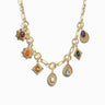 Awe Inspired Necklaces 14K Yellow Gold Vermeil Aura Statement Charm Necklace